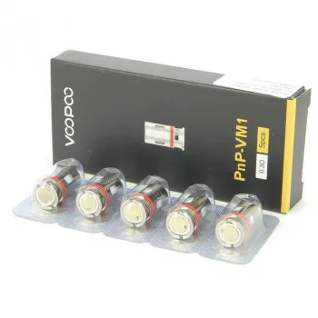 Voopoo — Pack de 5 résistances PnP Vinci Voopoo