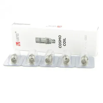 Vaptio — Pack de 5 résistances Cosmo C4 DL Mesh 0.7ohms Vaptio