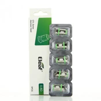 Eleaf — Pack de 5 résistances GTL 0,8ohm Eleaf