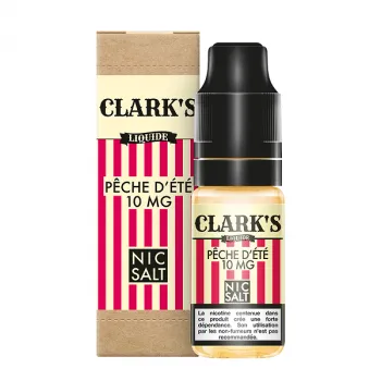 10ml — Pêche D'Été Nic Salt Clark's Liquide 10ml