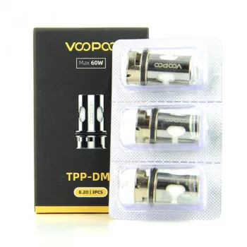 Voopoo — Pack de 3 resistances TPP-DM2 0.2ohm Voopoo