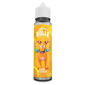 Liquideo — Peche Au Citron Monsieur Bulle Liquideo 50ml 00mg
