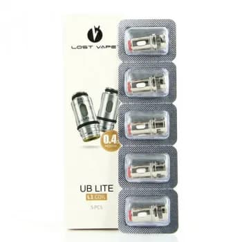 Lost Vape — Pack de 5 résistances Mesh L1 0.4ohms Ultra Boost Lite Lost Vape