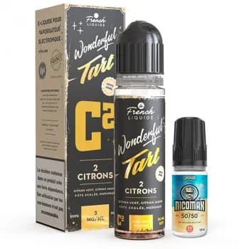 Le French Liquide — 2 Citrons Easy2Shake 50/50 03mg 50ml Wonderful Tart Le French Liquide