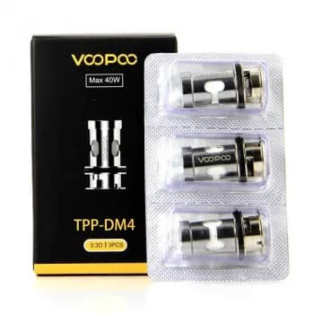 Voopoo — Pack de 3 résistances TPP-DM4 0.30ohm Voopoo