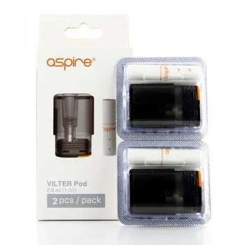 Aspire — Pack de 2 Pods 2ml 1.ohm Vilter Aspire