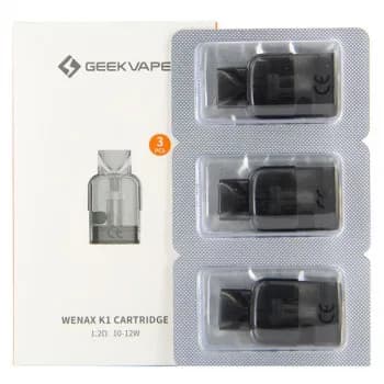 Geekvape — Pack de 3 Pods 2ml Wenax K1 GeekVape
