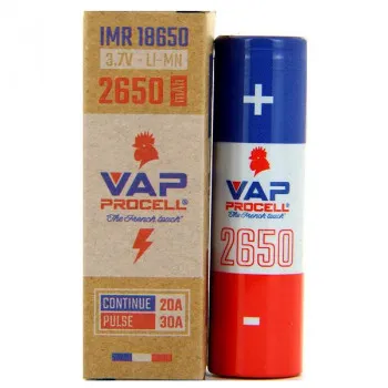Procell — Accu 30A 18650 2650mah IMR Vap Procell