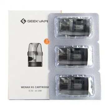 Geekvape — Pack de 3 pods 2ml Wenax H1 GeekVape