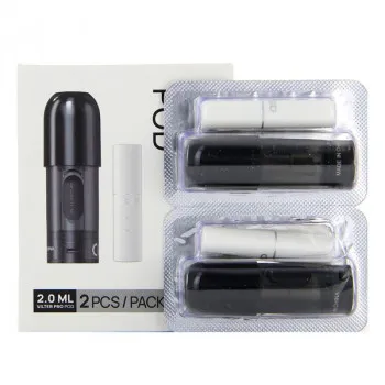 Aspire — Pack de 2 Pods 2ml + résistance 1.2ohm Vilter Pro Aspire