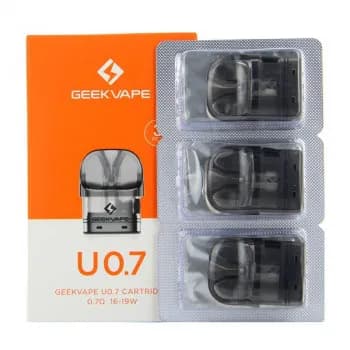 Geekvape — Pack de 3 Pods 2ml 0,7ohm Sonder U GeekVape