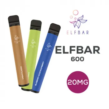 Elf Bar — Pod Jetable Elfbar 600 2ml 20mg