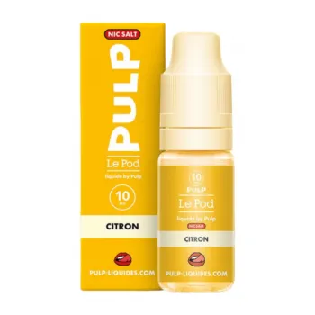 Pulp — Citron Nic Salt Le Pod Liquide Pulp 10ml 20mg - 20mg
