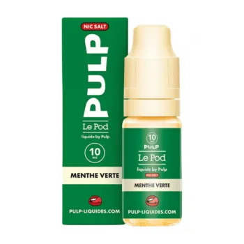 Pulp — Menthe Verte Nic Salt Le Pod Liquide Pulp 10ml 20mg - 20mg