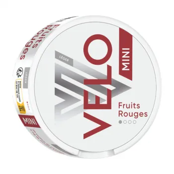VELO — Boite de 20 sachets de nicotine Fruits Rouges VELO