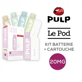Pulp — Starter Kit Pod Flip 500mah Blanc 10mg Pulp
