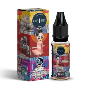 Curieux — Lyon Mon P'tit Bouchon Nic Salt Edition Hexagone Curieux 10ml
