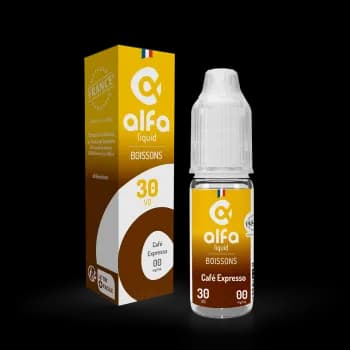 Alfaliquid — Cafe Expresso 70/30 Boissons Alfaliquid 10ml