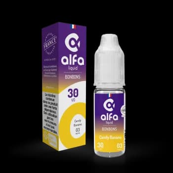 Alfaliquid — Candy Banane 70/30 Bonbons Alfaliquid 10ml