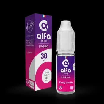 Alfaliquid — Candy Violette 70/30 Bonbons Alfaliquid 10ml