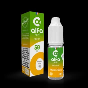 Alfaliquid — Mangue Peche 50/50 Fruites Alfaliquid 10ml