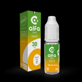 Alfaliquid — Noix de Coco 70/30 Fruites Alfaliquid 10ml