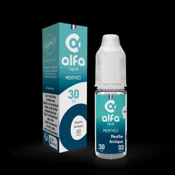 Alfaliquid — Menthe Arctique 70/30 Menthes Alfaliquid 10ml