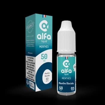 Alfaliquid — Menthe Glaciale 50/50 Menthes Alfaliquid 10ml