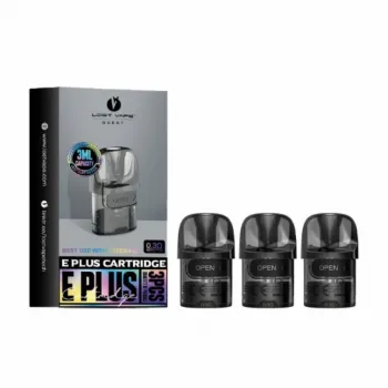 Lost Vape — Pack de 3 cartouches 3ml E-Plus Lost Vape