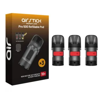 Pack de 3 Pods 2ml Airstick Pro 500 Pod Steam Crave