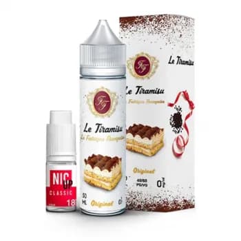 18mg — Le Tiramisu La Fabrique Francaise 50ml + Booster Nic Up 10ml 18mg