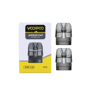 Voopoo — Pack de 2 Cartouches 4.5ml Argus E40 Pod Voopoo 0.3ohm