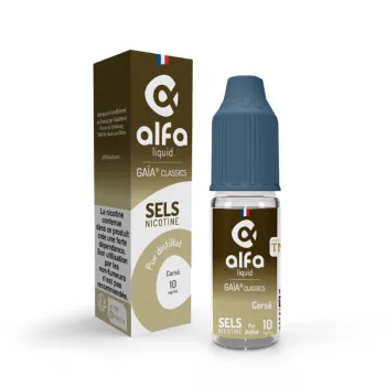 Alfaliquid — Corse Sels De Nicotine Gaia Classics Alfaliquid 10ml 10mg
