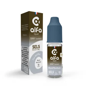 Alfaliquid — Blond Menthole Sels De Nicotine Gaia Classics Alfaliquid 10ml 10mg