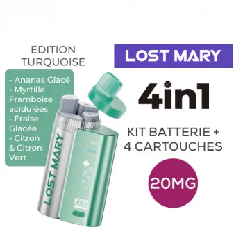 Lost Mary — Pack 4en1 4X2ml Turquoise Lost Mary 20mg