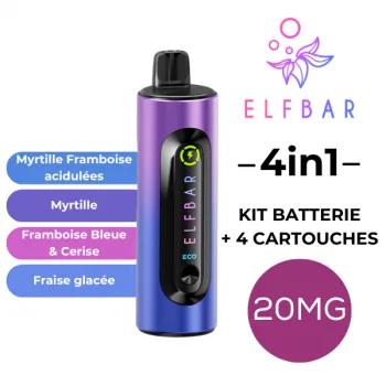Elf Bar — Kit 4en1 Édition Baies Sauvages ELFBAR 20mg