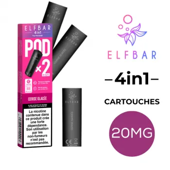 Elf Bar — Pack de 2 Pods 4en1 2mL 20mg Elfbar