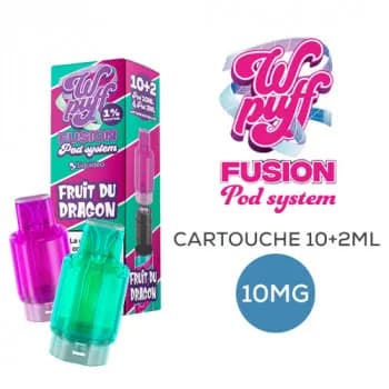 Liquideo — Cartouche Wpuff Fusion Pod System 10+2mL 1% Liquideo