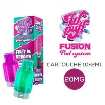Liquideo — Cartouche Wpuff Fusion Pod System 10+2mL 2% Liquideo