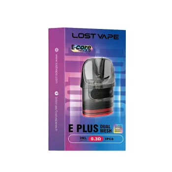 Lost Vape — Pack de 3 Cartouches Dual Mesh 3ml E-Plus Lost Vape 0.3ohm