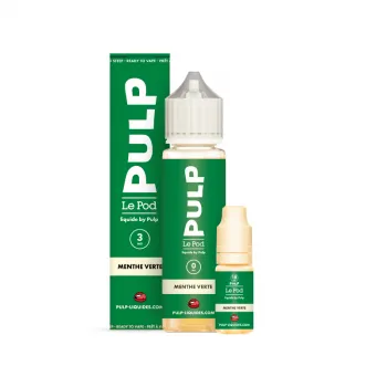 Pulp — Pack 60ml Menthe Verte Le Pod Liquide Pulp 03mg