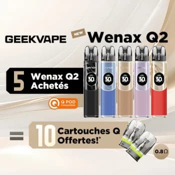 Geekvape — Offre Kit Wenax Q2 Geekvape 2