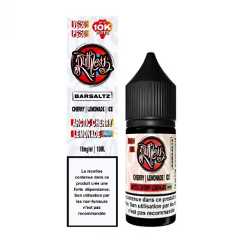 10ml — Arctic Cherry Lemonade On Ice Nic Salt BarSaltz Ruthless 10mL