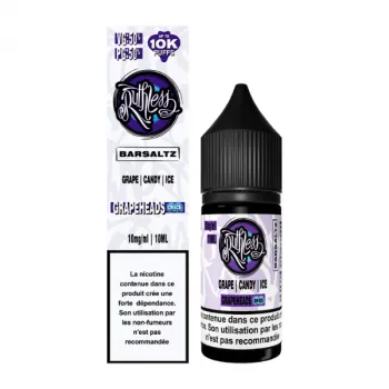 10ml — Grapeheads On Ice Nic Salt BarSaltz Ruthless 10mL