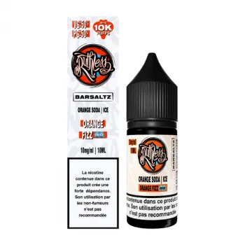 10ml — Orange Fizz On Ice Nic Salt BarSaltz Ruthless 10mL