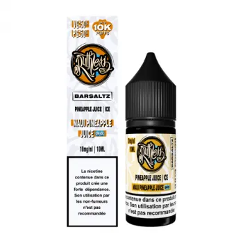10ml — Maui Pineapple Juice On Ice Nic Salt BarSaltz Ruthless 10mL