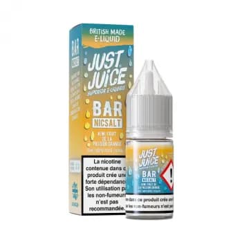 10ml — Kiwi Fruit de la Passion Orange Nic Salt Bar NicSalt Just Juice 10mL