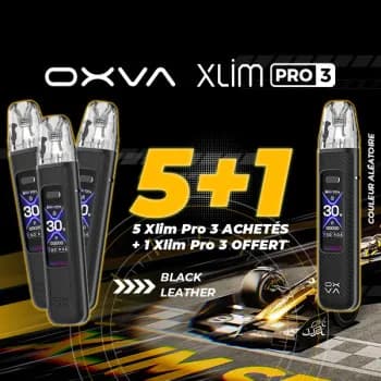 Oxva — Offre Kit XLim Pro 3 Black Leather OXVA