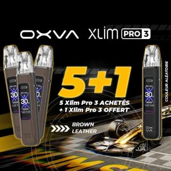 Oxva — Offre Kit XLim Pro 3 Brown Leather OXVA