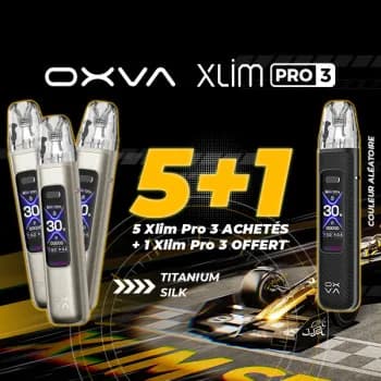 Oxva — Offre Kit XLim Pro 3 Titanium Silk OXVA